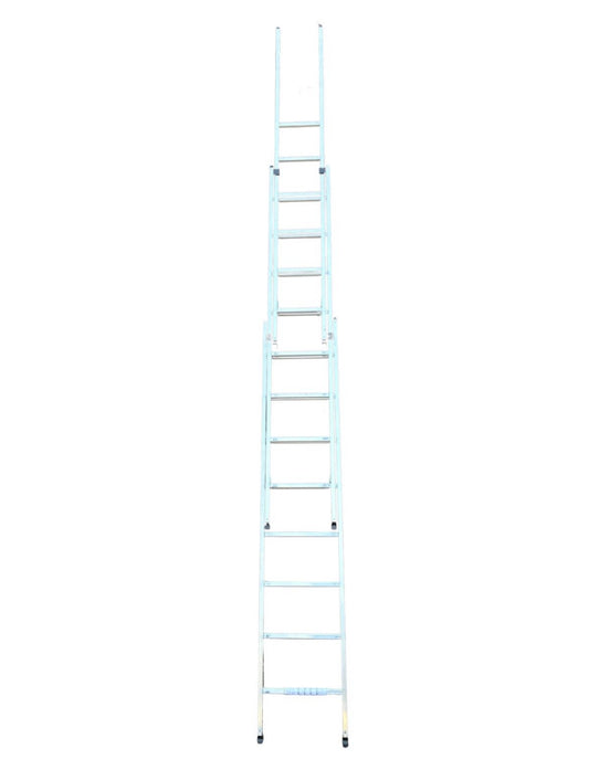 MUNK Sprosse -Schiebeleiter - 3x8 Sprossen - einseitig begehbar *Ausstellungsware*