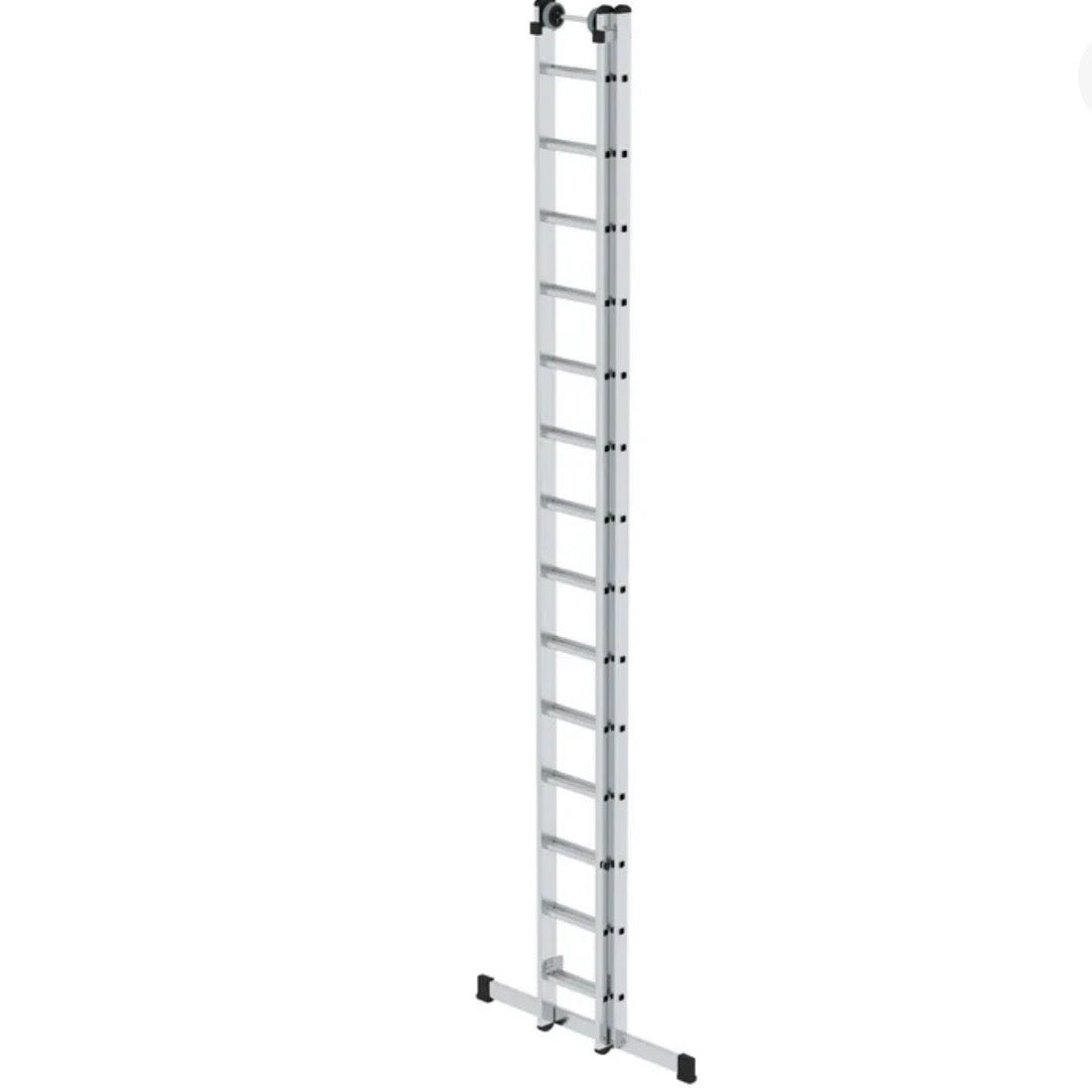 MUNK Sprossen -Schiebeleiter - 2x14 Sprossen - einseitig begehbar *Ausstellungsware*