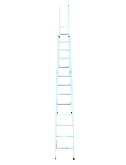 MUNK Sprosse -Schiebeleiter - 3x8 Sprossen - einseitig begehbar *Ausstellungsware*