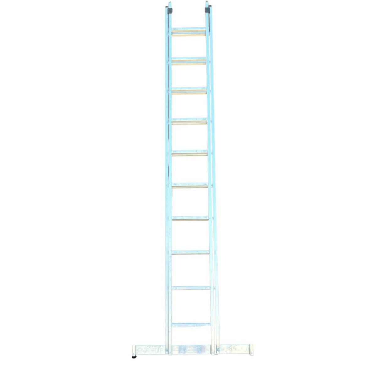 MUNK Sprosse -Schiebeleiter - 2x10 Sprossen - einseitig begehbar *Ausstellungsware*