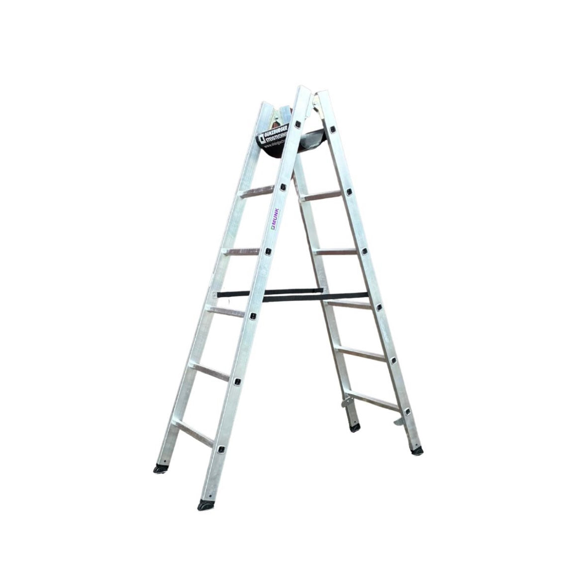 MUNK Sprossen-Stehleiter - 2x6 Sprossen - beidseitig begehbar *Ausstellungsware*