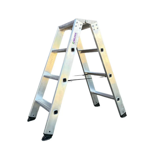 MUNK Stufen-Stehleiter - 2x4 Stufen - beidseitig begehbar