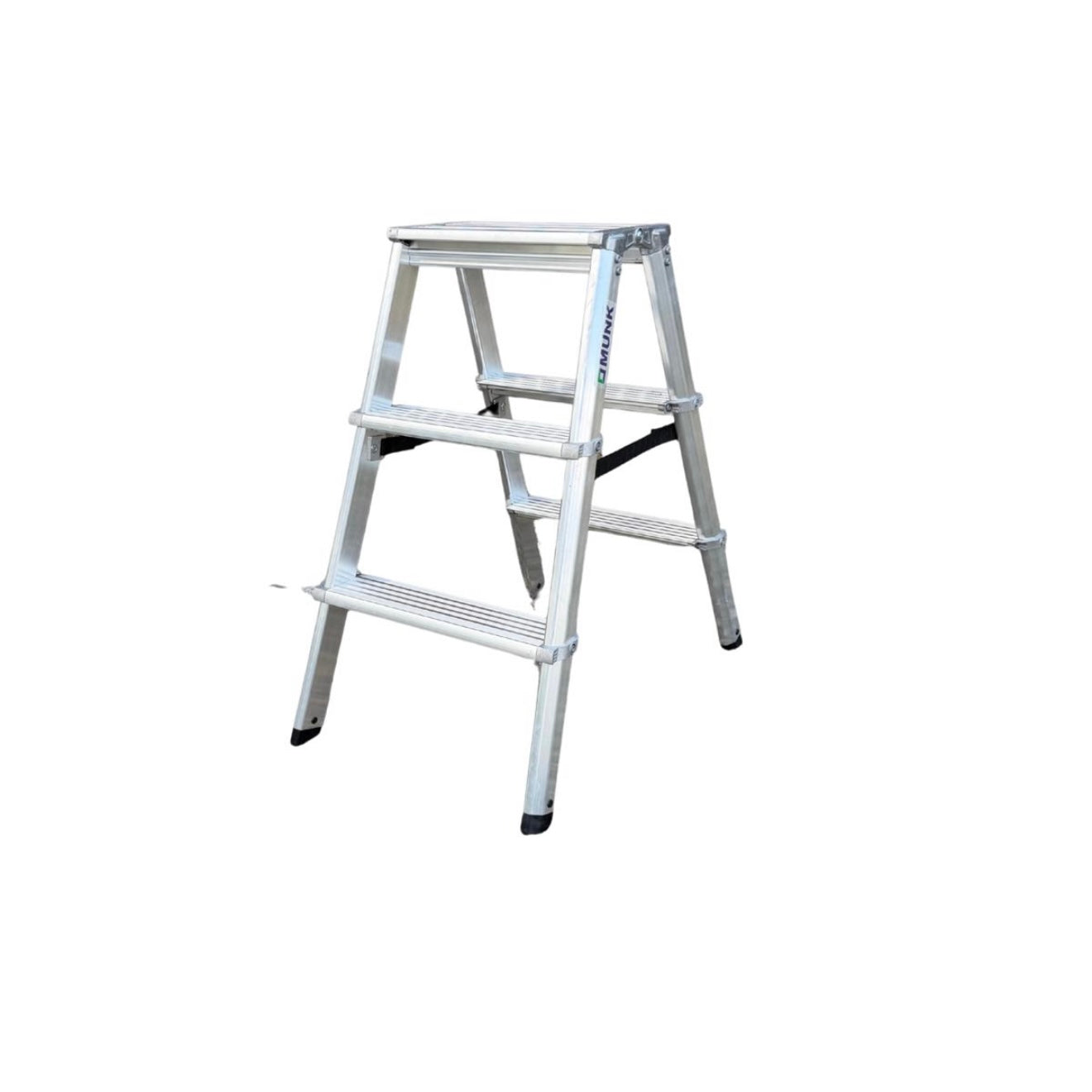 MUNK Stufen-Stehleiter ML - 2x3 Stufen - beidseitig begehbar *Ausstellungsware*