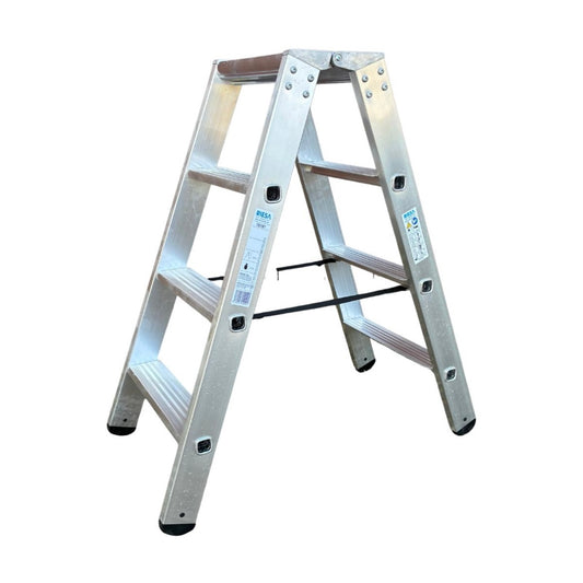 MUNK/Riesa Stufen-Stehleiter - 2x4 Stufen - beidseitig begehbar *Neuware*