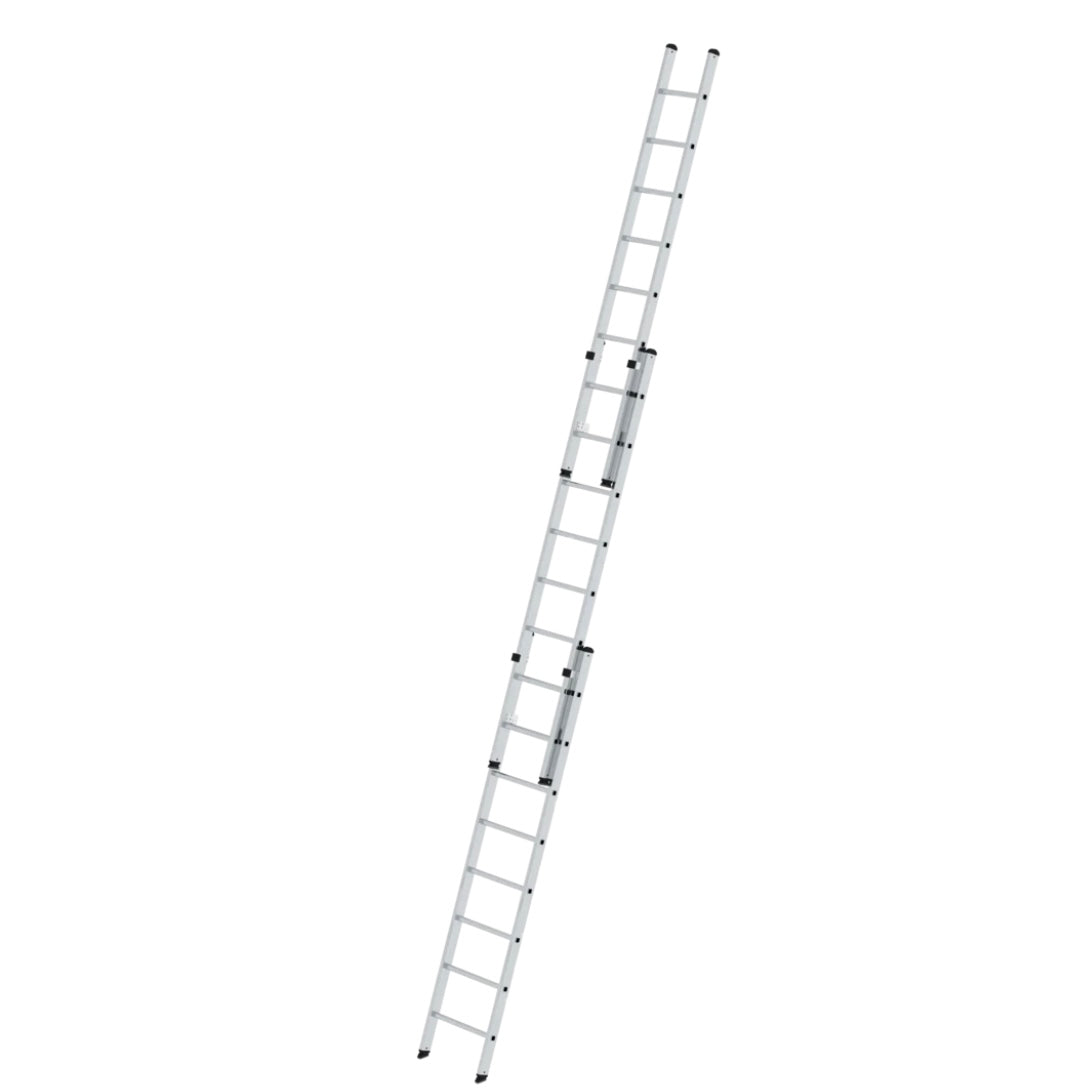 MUNK Sprossen -Schiebeleiter - 3x12 Sprossen - einseitig begehbar *Ausstellungsware*